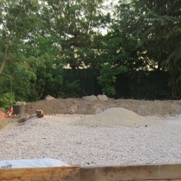 Réalisation d'un terrain de boules à Puyricard - Pendant