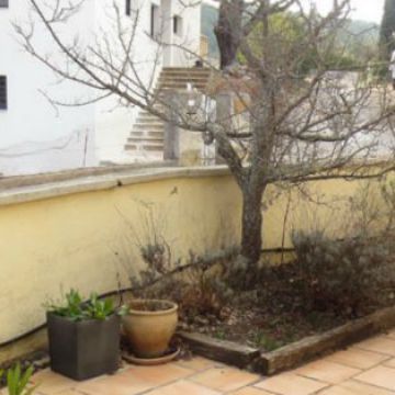 Entretien d'un jardinet à Luynes - Avant