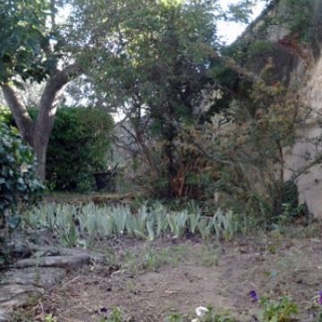 Avant aménagement d'un jardin et la construction de murets en pierre sèche - Aix-en-Provence